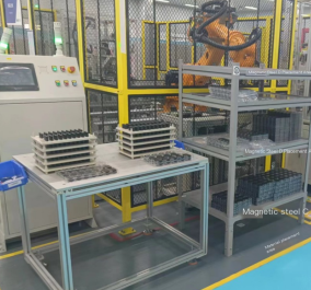 Intelligent lösning för att förbättra produktionseffektiviteten för magnetiskt stål
