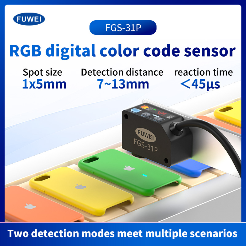 FGS-31P Avvikelsekorrigering Separation Positionering Digital färgkodssensor