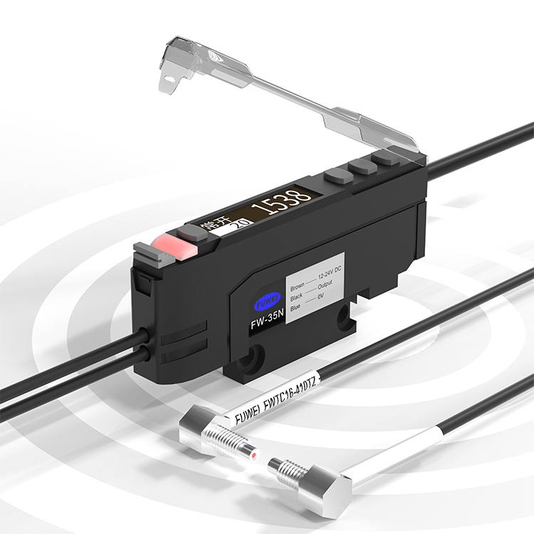 FWTC9-410TZ koaxial multikärnig rätvinkelfibersensor