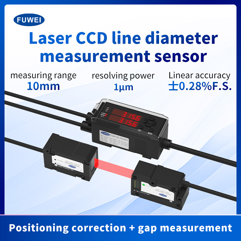 Laserdiameter med hög precision genom strålbreddsmätningssensor